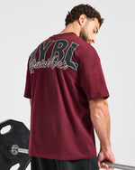 Wesley Vissers x AYBL Dutch Oak Oversized T Shirt - Port Rouge