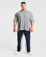 Wesley Vissers x AYBL Dutch Oak Oversized T Shirt - Mid Marl Gris