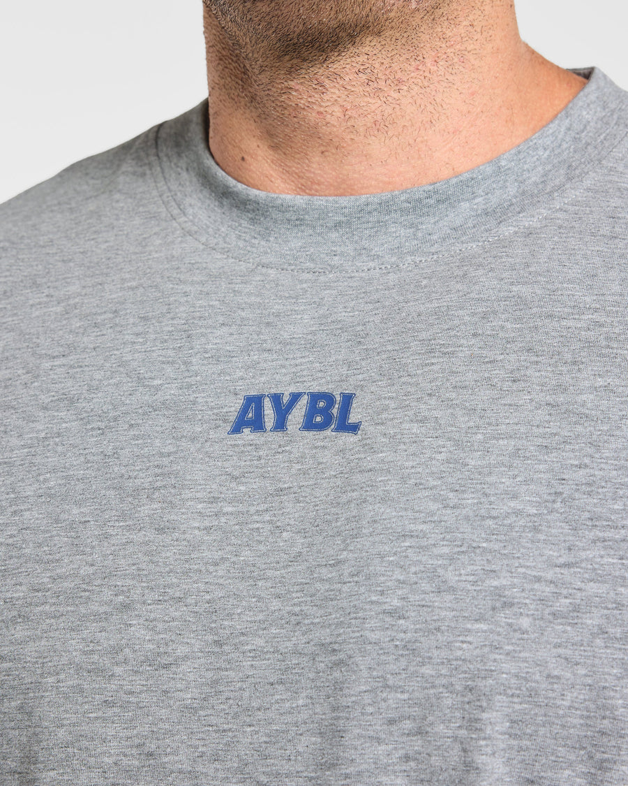 Wesley Vissers x AYBL Dutch Oak Oversized T Shirt - Mid Marl Gris