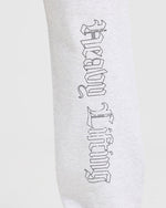 Heavy Lifting Gothic Oversized Straight Leg Joggers - Gris Marl