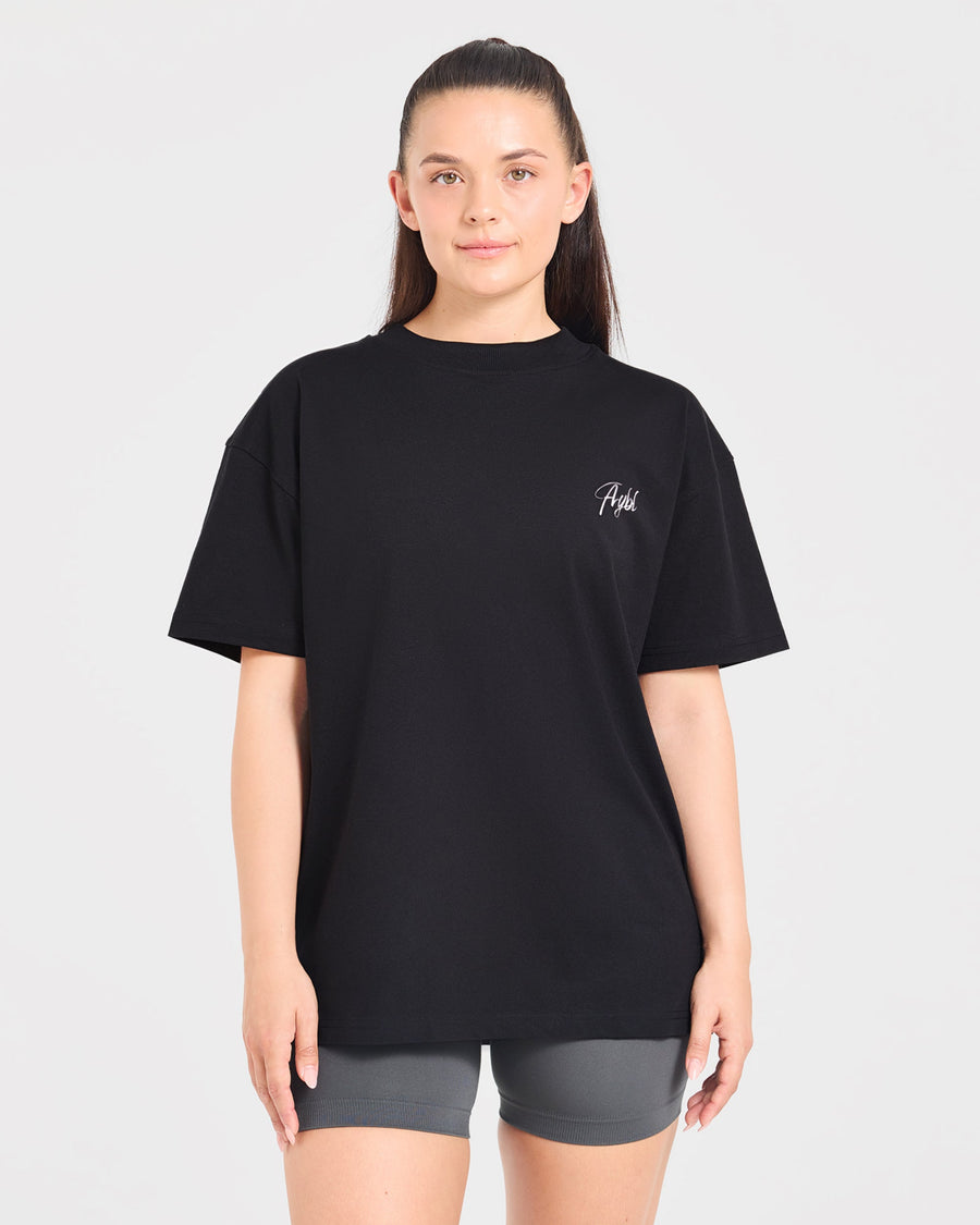 Lift Graphic 2.0 Oversized T Shirt - Noir