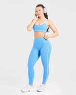 Form Leggings - Bleu