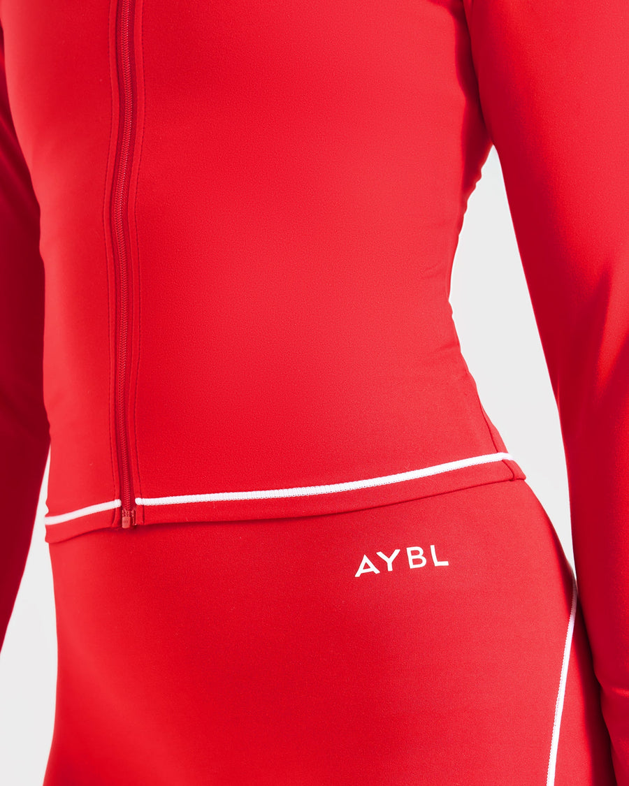Form Zip Up Jacket - Rouge