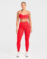 Form Leggings - Rouge