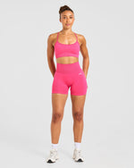 Empower Seamless Shorts - Raspberry Sorbet