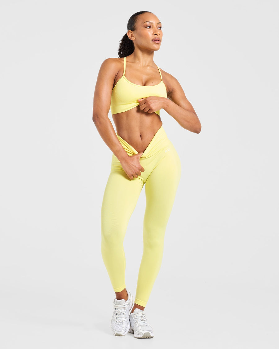 Empower Seamless Leggings - Lemon