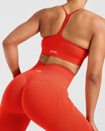 Empower Seamless Leggings - Hot Orange