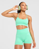 Empower Seamless Shorts - Spring Vert