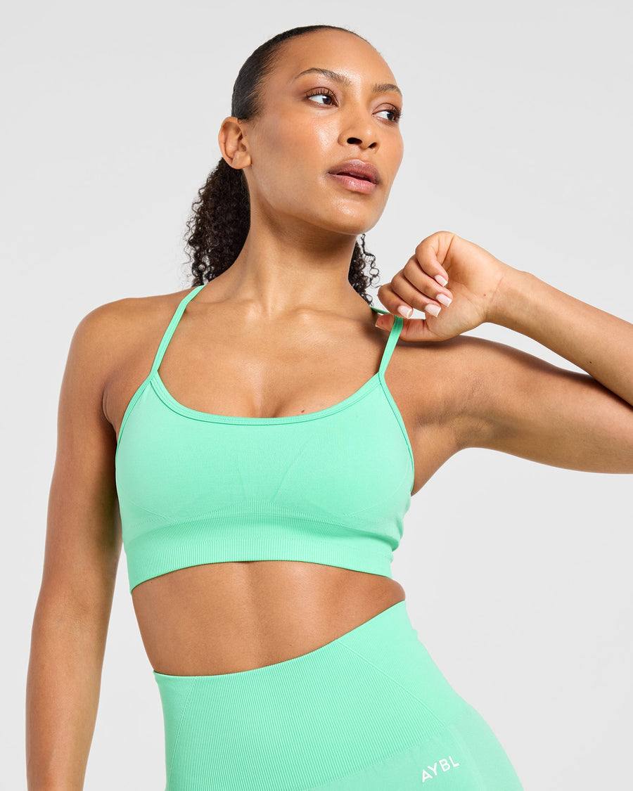 Empower Seamless Sports Bra - Spring Vert