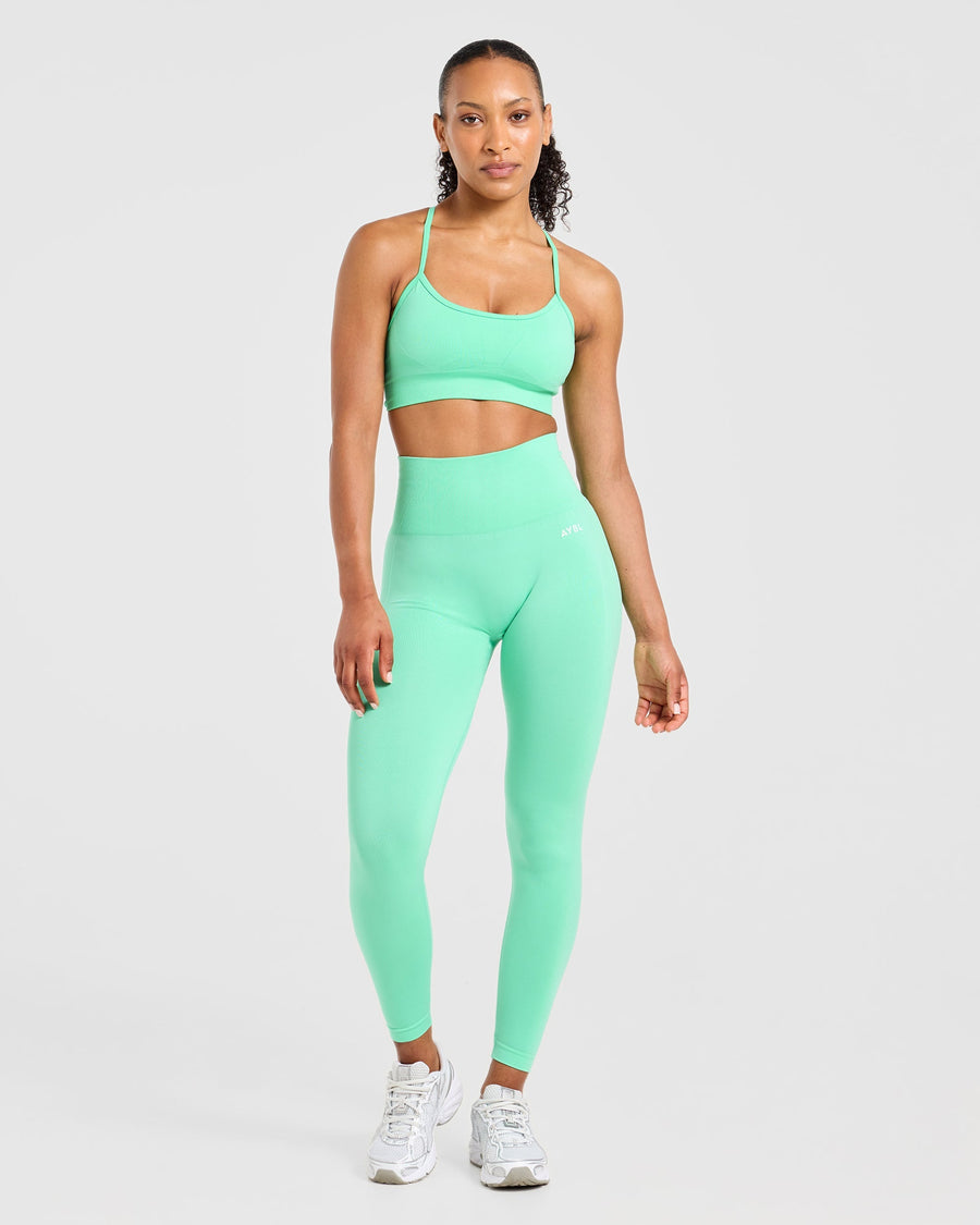 Empower Seamless Leggings - Spring Vert