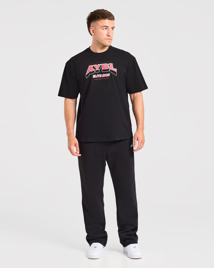 AYBL Elite Iron Oversized T Shirt - Noir