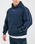 Restore Oversized Hoodie - Navy Blue