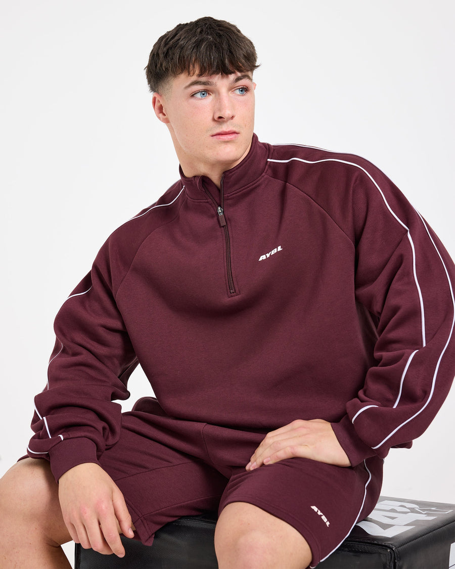 Restore Oversized Shorts - Dusty Plum