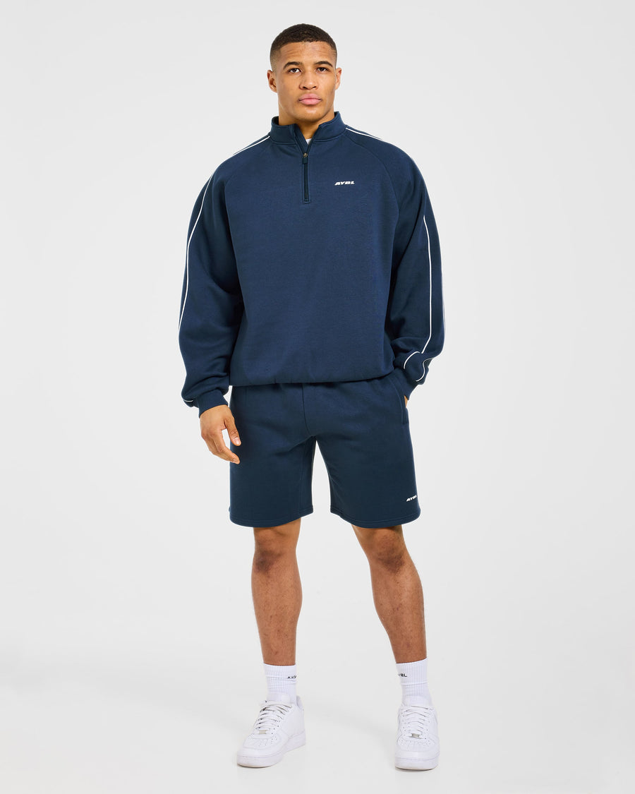 Restore Oversized Shorts - Navy Blue