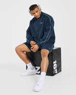 Restore Oversized Shorts - Navy Blue
