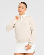 Signature Long Sleeve Polo - Sand