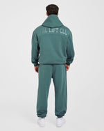 Lift Club Distressed Joggers - Washed Teal