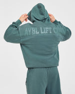 Lift Club Distressed Joggers - Washed Teal