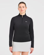Classic 1/4 Zip Pullover - Noir