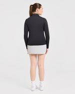 Classic 1/4 Zip Pullover - Noir