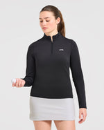 Classic 1/4 Zip Pullover - Noir