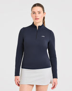 Classic 1/4 Zip Pullover - Navy Bleu