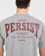 Cam Kissel x Persist Oversized T Shirt - Mid Gris Marl