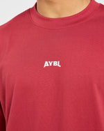 Wesley Vissers X Beyond Limits Oversized T Shirt - Rouge