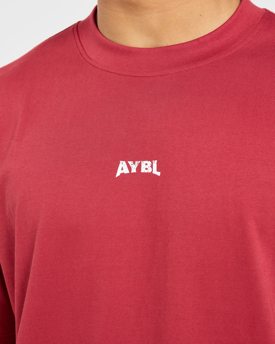 Wesley Vissers X Beyond Limits Oversized T Shirt - Rouge