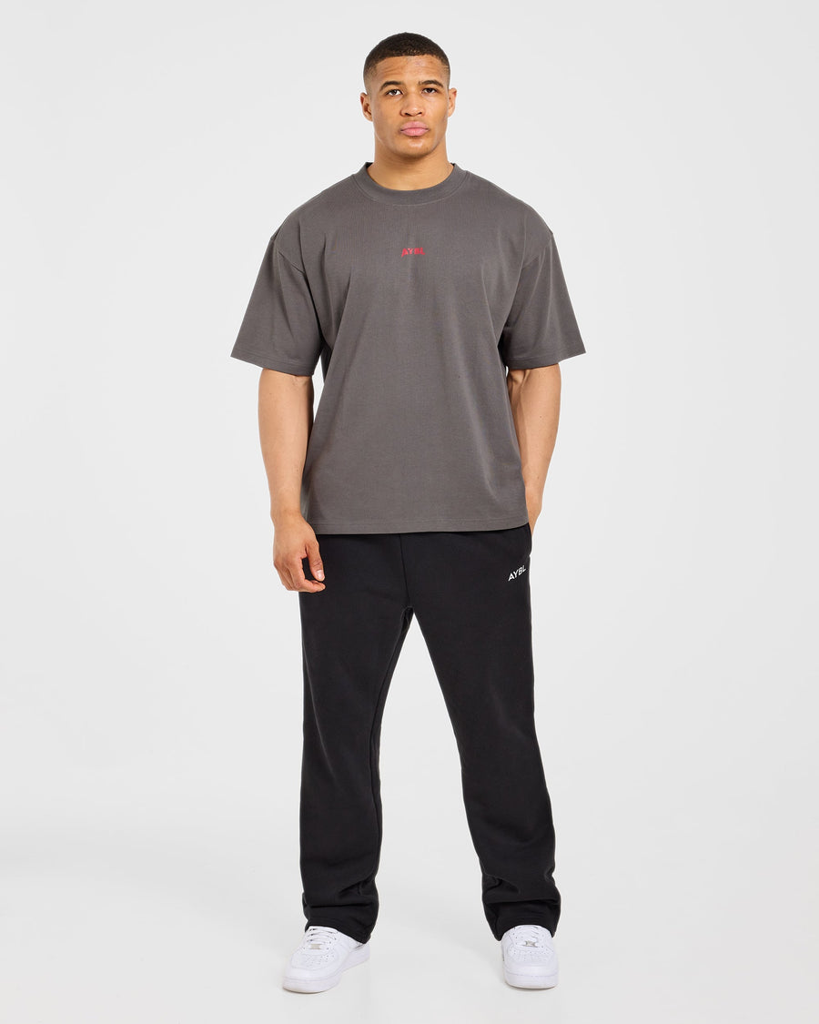 Wesley Vissers X Beyond Limits Oversized T Shirt - Charcoal