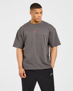 Wesley Vissers X Beyond Limits Oversized T Shirt - Charcoal
