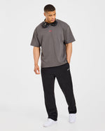 Wesley Vissers X Beyond Limits Oversized T Shirt - Charcoal