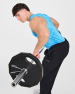 Camo Seamless Tank - Bright Aqua