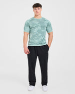 Camo Seamless T Shirt - Mist Sage