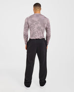 Camo Seamless Long Sleeve T Shirt - Woodland Taupe
