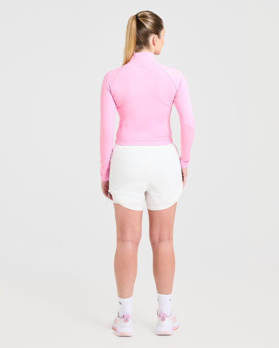 Run Zip Jacket - Spring Rose