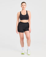 Run Ruched Shorts - Noir