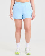 Run 2 in 1 Shorts - Spring Bleu