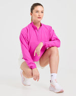 Run 1/2 Zip Jacket - Vibrant Magenta