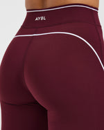 Form Flared Leggings - Deep Mulberry