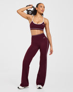Form Flared Leggings - Deep Mulberry