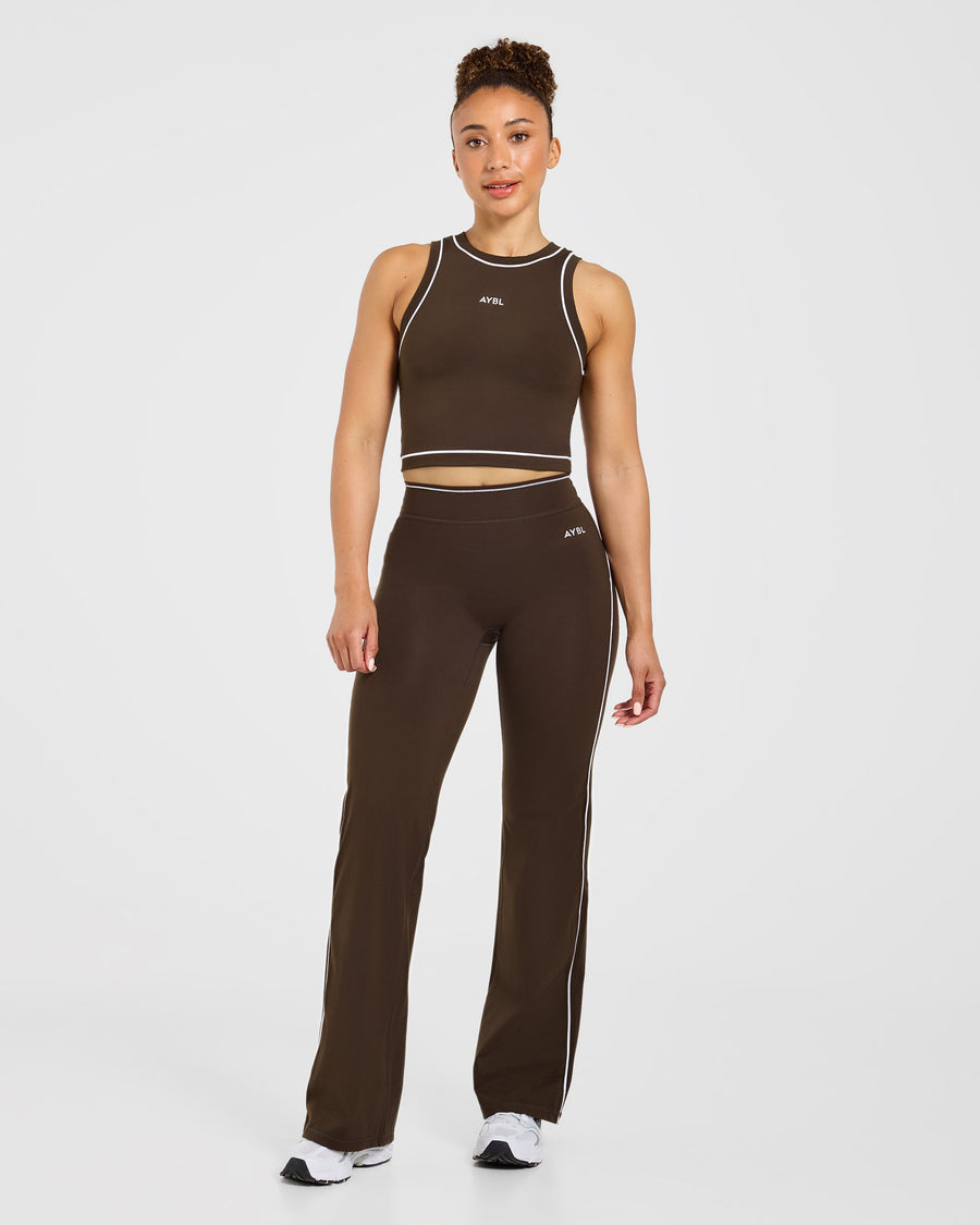 Form Flared Leggings - Coffee Bean