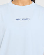 Sports Collective Oversized T Shirt - Bleu