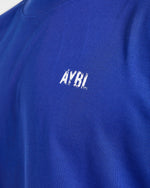 Gym Chalk Oversized T Shirt - Cobalt Bleu
