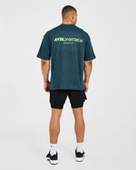 AYBL Sportswear 18 Oversized T Shirt - Teal Vert