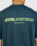 AYBL Sportswear 18 Oversized T Shirt - Teal Vert