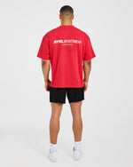 AYBL Sportswear 18 Oversized T Shirt - Rouge