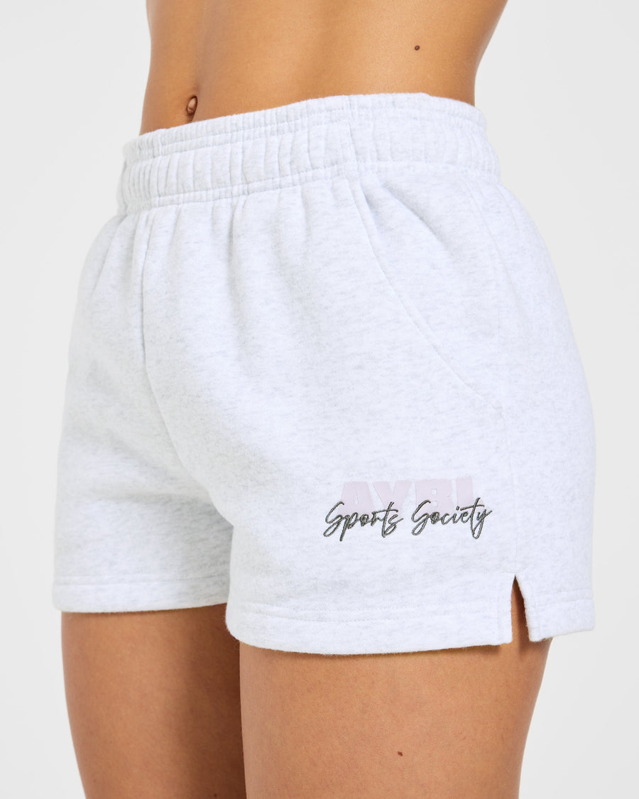 Sports Society Oversized Shorts - Heather Gris