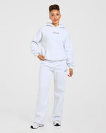 Sports Society Oversized Hoodie - Heather Gris