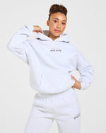 Sports Society Oversized Hoodie - Heather Gris